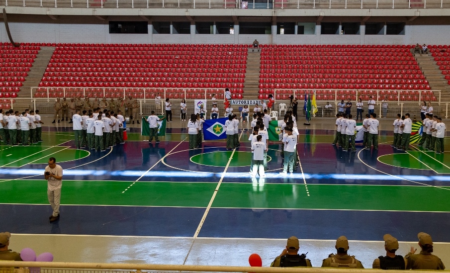 Adolescentes participam da I Olimpíadas do Sistema Socioeducativo de Mato Grosso