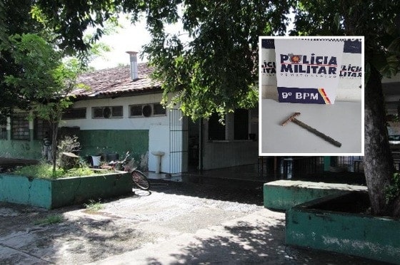 Aluno de escola em Cuiabá é pego com machadinha dentro da mochila