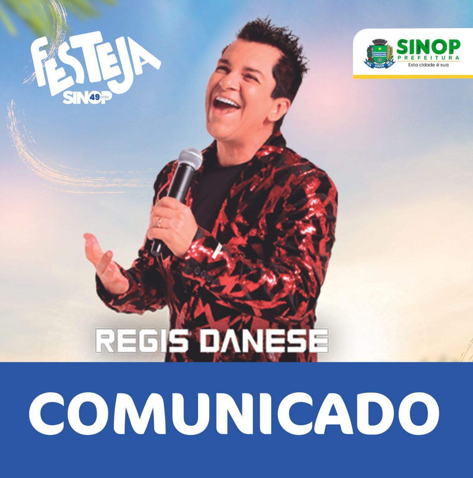 Após acidente, cantor Regis Danese permanece internado e suspende agenda de shows de setembro