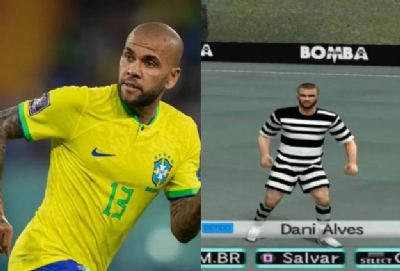 Após prisão, Daniel Alves ganha roupa de presidiário em jogo virtual