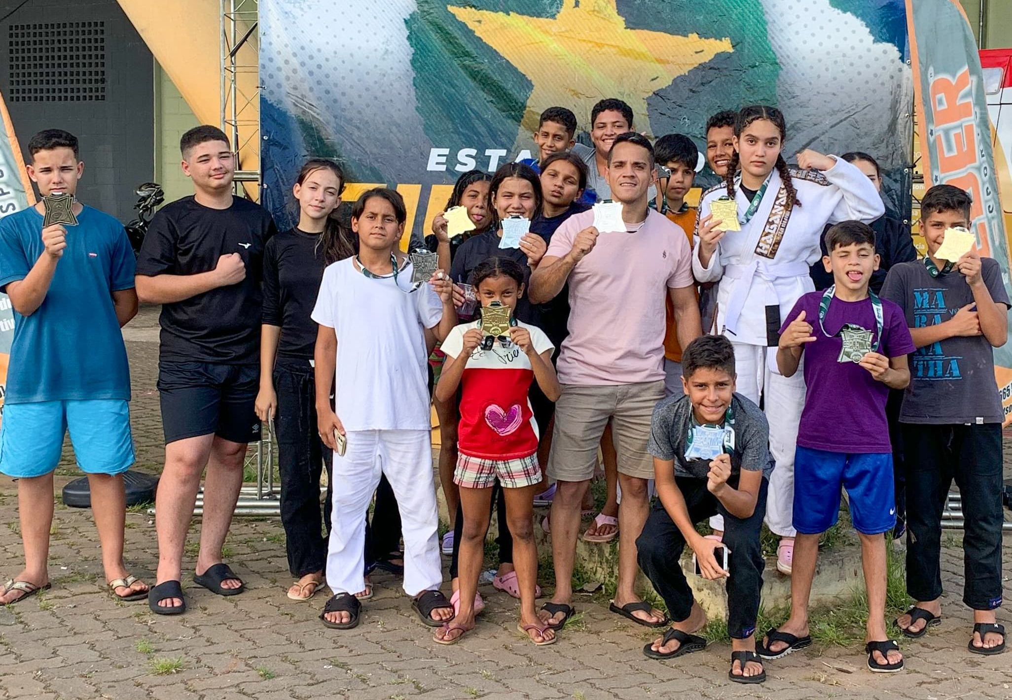Atletas da Rede Cidadã conquistam medalhas na 2ª Etapa do Campeonato de Jiu-Jitsu Esportivo
