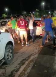 Carreata termina com tiros, briga entre mulheres e assessor de deputado no meio da confusão