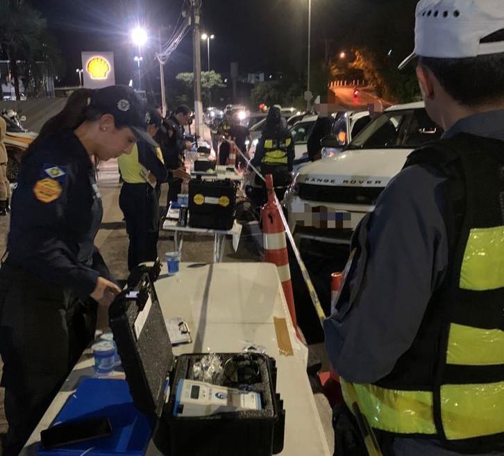 Cinco motoristas são presos em flagrante por embriaguez ao volante