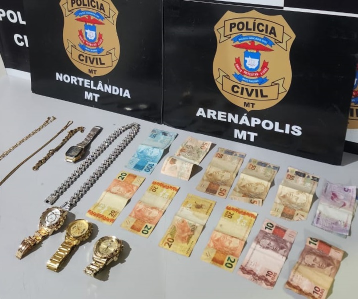 Criminosos envolvidos em roubos em joalherias são presos após cerco policial
