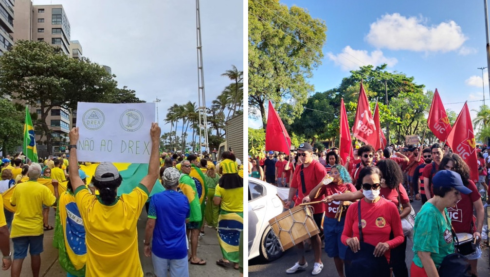 Datafolha: mais de um terço dos brasileiros se identificam com a direita e 22%, com a esquerda