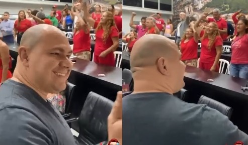 Deputado bolsonarista comparece a cerimônia de aniversário do PT em Cuiabá; veja o vídeo