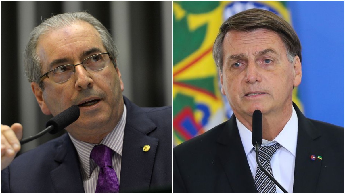Eduardo Cunha declara apoio a Bolsonaro: ‘Meu candidato a presidente’