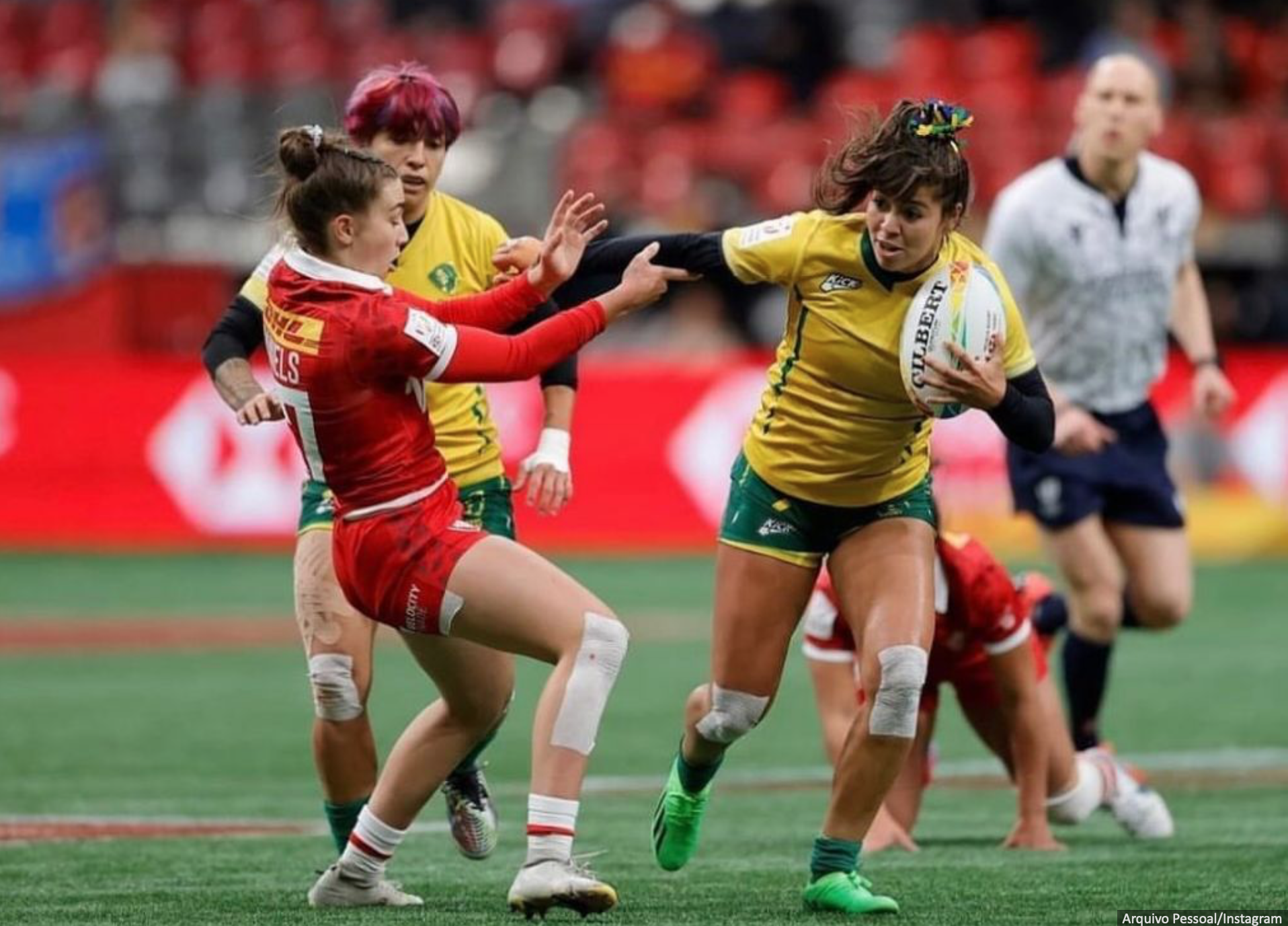 Jogadora de rugby bolsista do Governo de MT representará o Brasil nas Olimpíadas 2024