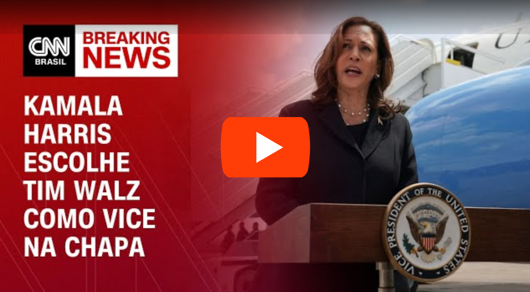 Kamala Harris escolhe Tim Walz como candidato a vice-presidente, dizem fontes