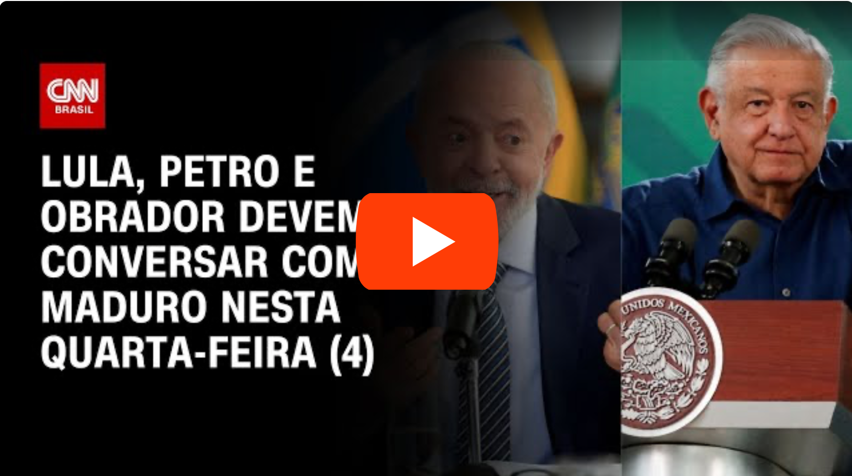 Lula, Petro e Obrador devem conversar com Maduro nesta quarta sobre crise na Venezuela