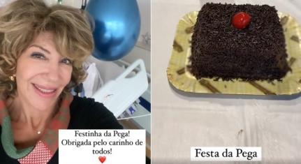 Marido de Silvia Poppovic ganha festa para comemorar sucesso de transplante de medula