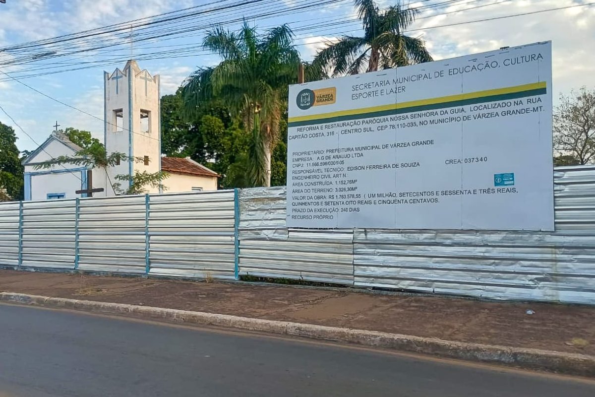 Retomada da Obra de Ampliação da Paróquia Nossa Senhora da Guia Avança em Várzea Grande