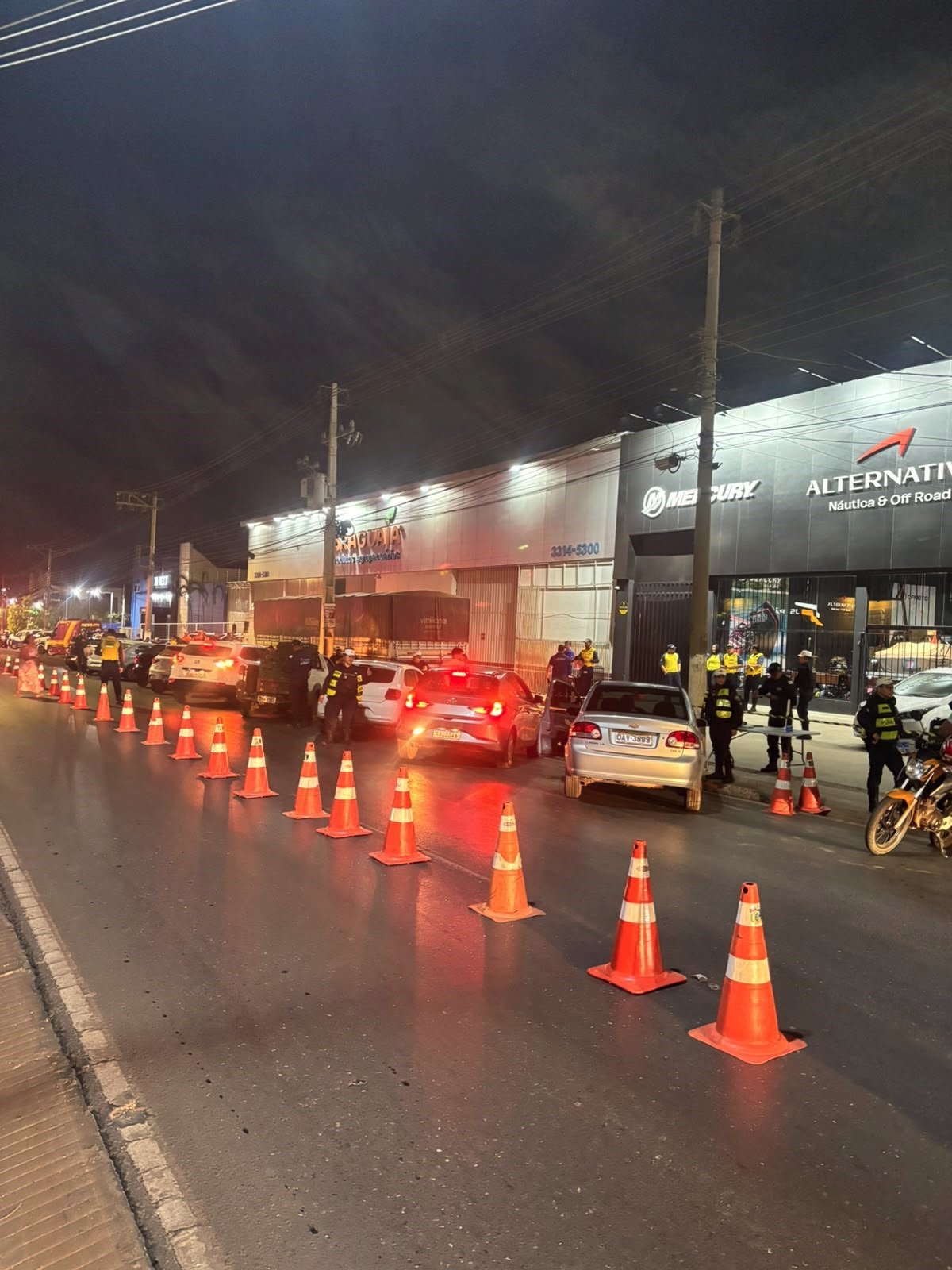 Lei Seca em Cuiabá: cinco motoristas presos por dirigir embriagado em operação noturna