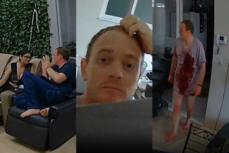 Vídeo revela engenheiro pegando faca antes de assassinar empresária com 21 golpes em Mato Grosso