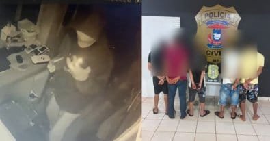 Polícia Civil prende cinco suspeitos por furto em concessionária de motos em Tangará da Serra