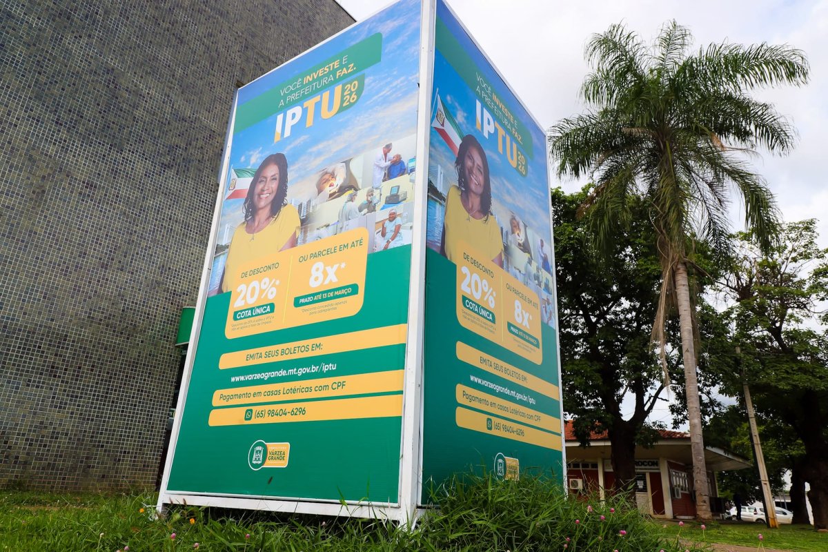 Várzea Grande oferece descontos de até 80% para regularização de débitos tributários