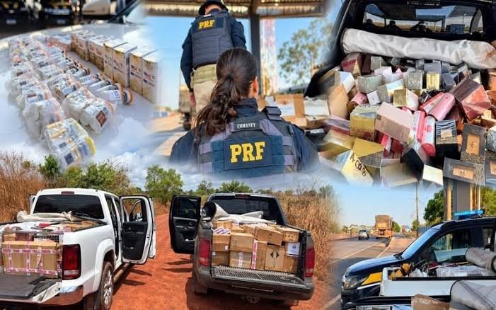 PRF realiza apreensões expressivas de produtos importados irregulares e medicamentos na BR-364 em Mato Grosso