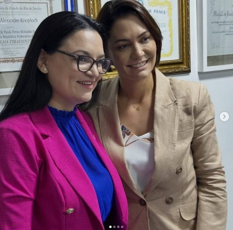 Samantha Iris Reconhece Michelle Bolsonaro e Avalia Possível Liderança Nacional do PL Mulher