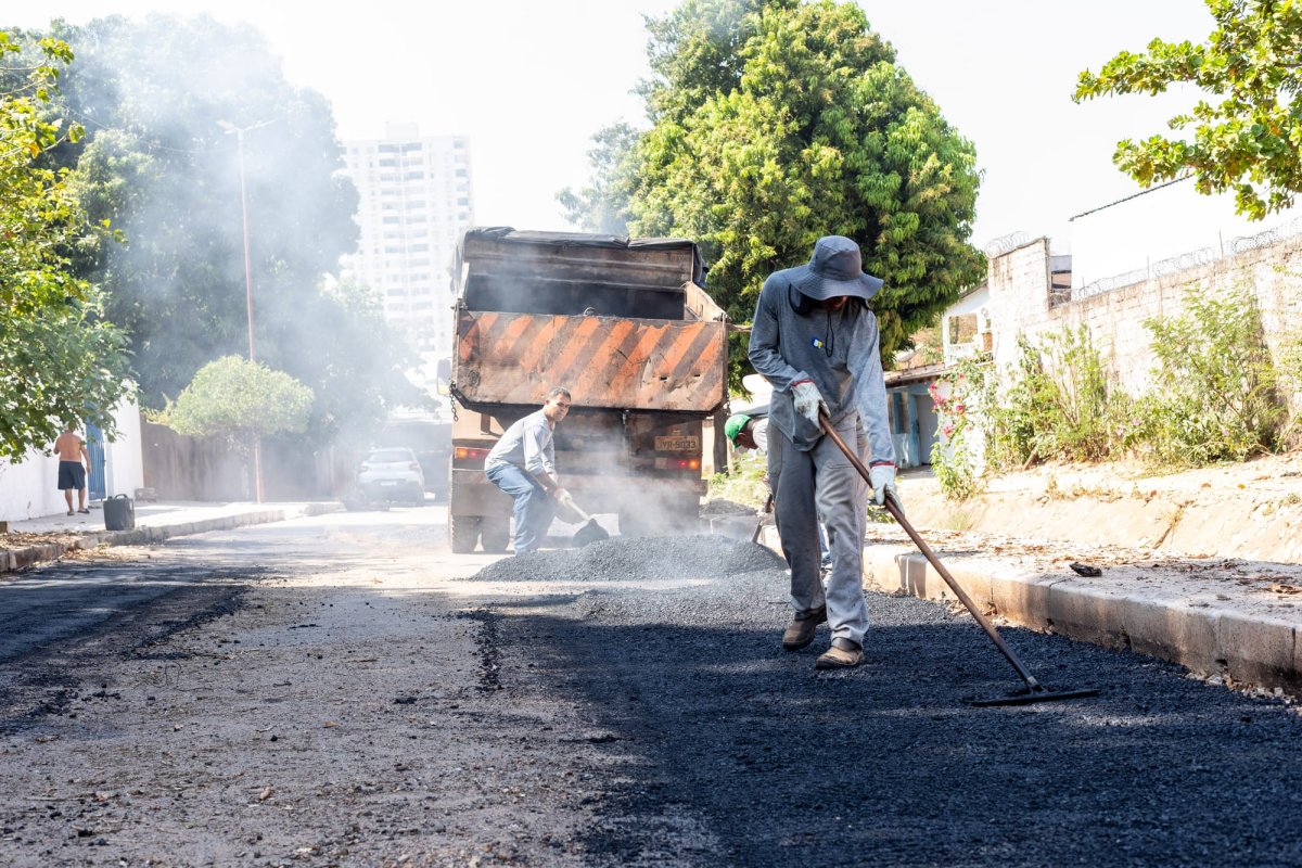 Cuiabá executa R$ 78 milhões em seis obras de pavimentação; conheça os bairros beneficiados