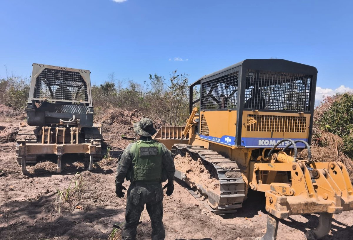 Polícia Militar apreende equipamentos de garimpo ilegal em Peixoto de Azevedo