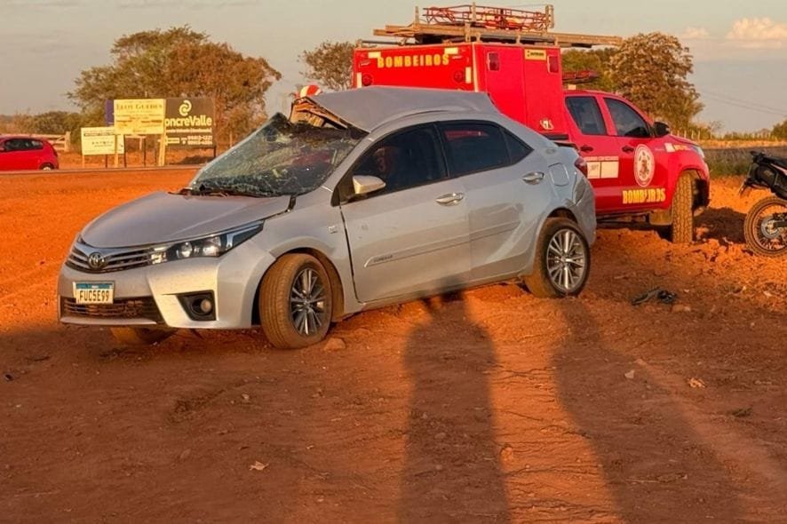Tragédia na BR-174: Dois funcionários da JBS morrem em acidente com capotamento e colisão frontal