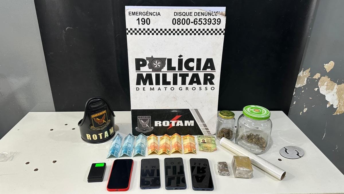 Polícia Militar Realiza Prisão por Tráfico de Drogas em Várzea Grande e Apreende Materiais Ilícitos