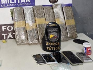 Força Tática prende mulher com 6kg de maconha em operação em Rondonópolis