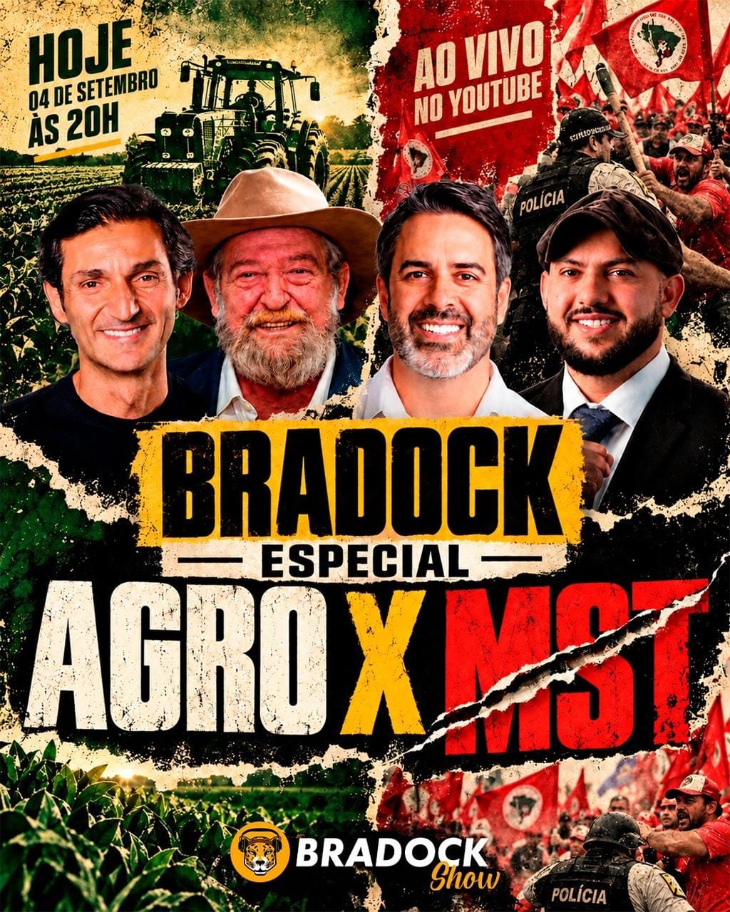 Deputado Nelson Barbudo discute agronegócio e política no Bradock Show desta sexta
