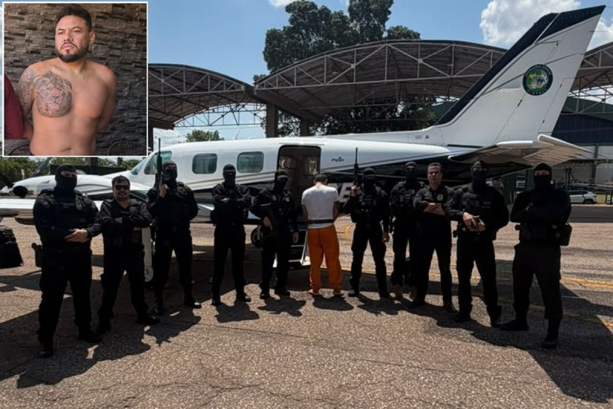Líder de facção criminosa é recambiado para Mato Grosso em operação com escolta policial