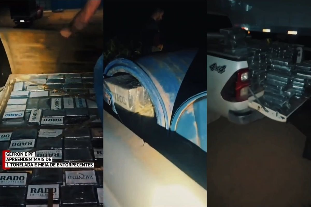 Operação conjunta do Gefron e Polícia Federal apreende 1,5 tonelada de cocaína na fronteira do Pará