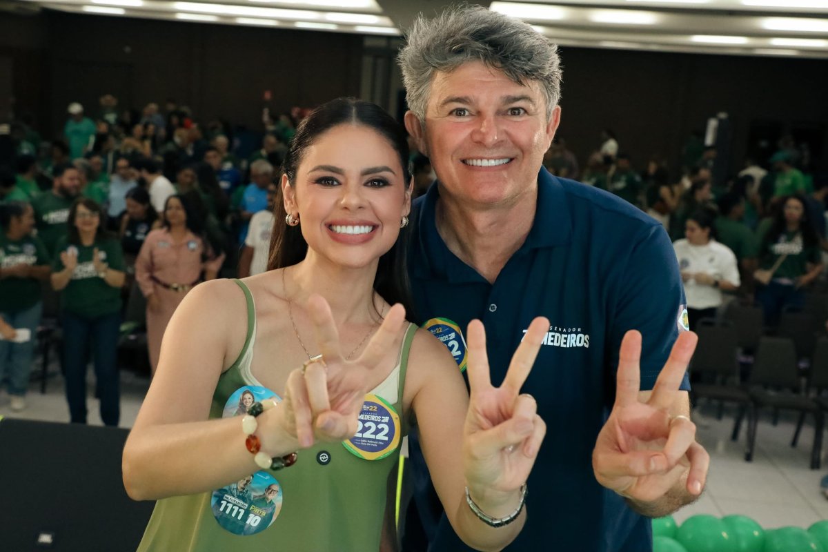 José Medeiros e Nilson Leitão selam apoio a Michelly Alencar: candidata é símbolo de renovação em MT