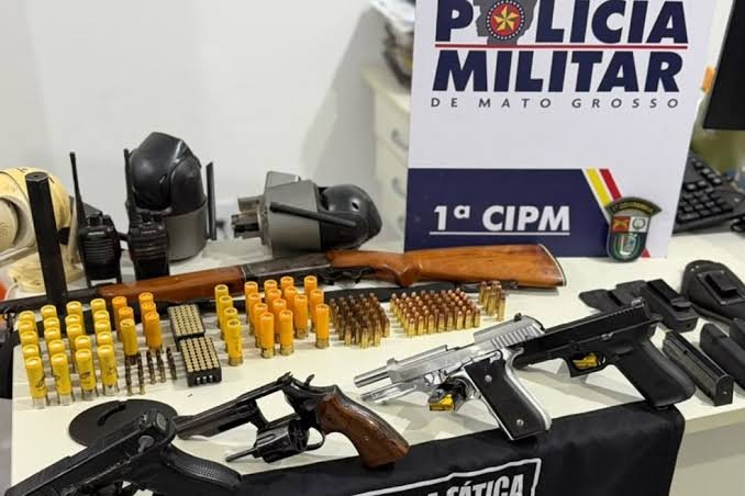 Oito invasores armados são detidos em tentativa de ocupação ilegal de fazenda em Mato Grosso