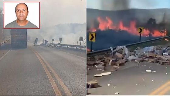 Politec identifica motorista carbonizado em acidente grave na BR-070 em Cáceres