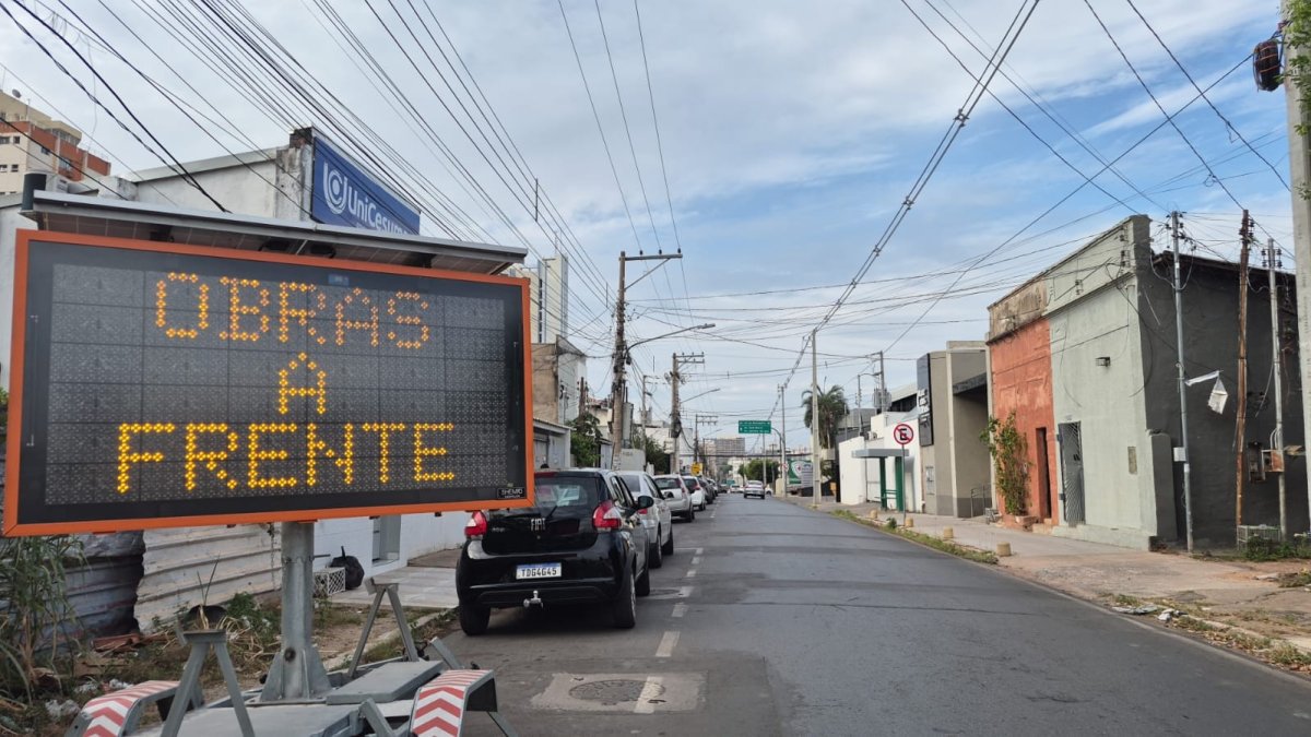 Rua Joaquim Murtinho será interditada para obras de esgoto em Cuiabá