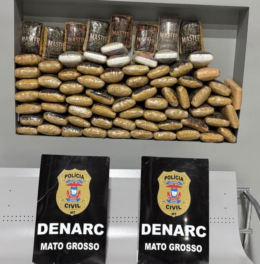 Polícia Civil apreende 74 tabletes de supermaconha em operação em Várzea Grande