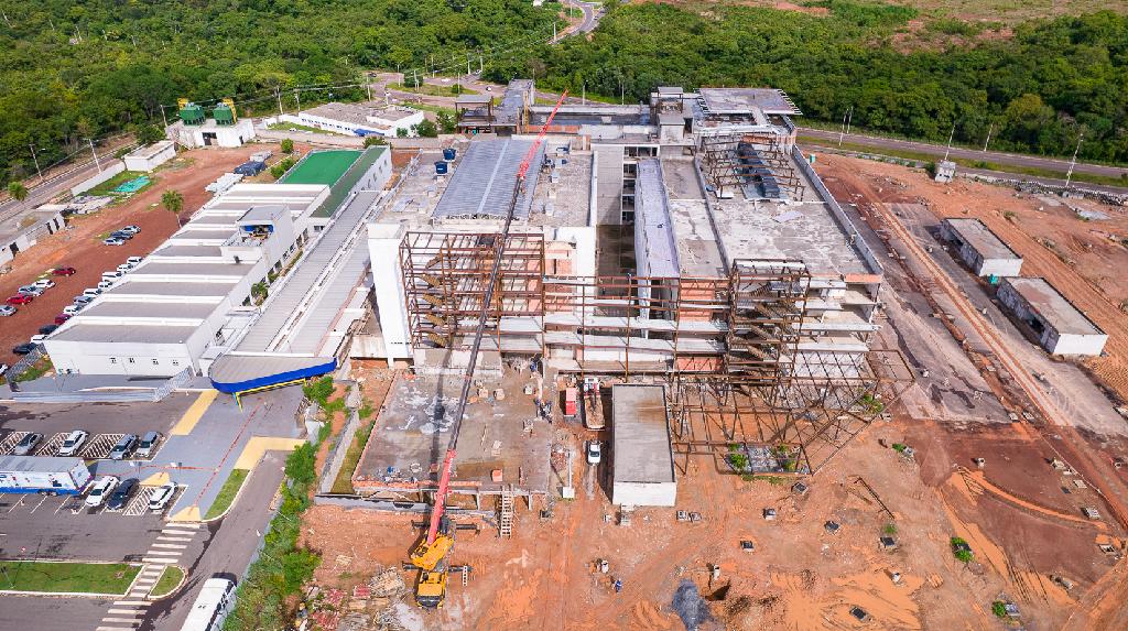 Obra do Hospital Central já está 80% concluída