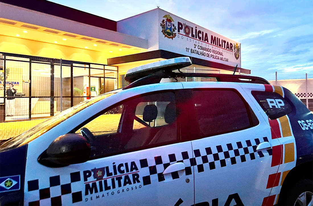 PM prende 3 e detém menor que tentaram fugir de abordagem em Sinop; duas armas apreendidas