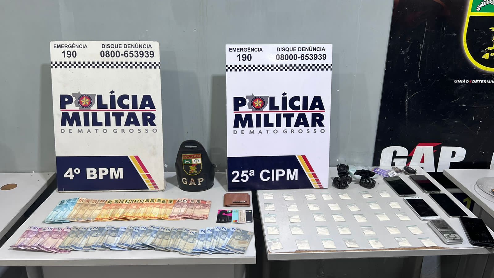 Polícia Militar prende casal por tráfico de drogas em Várzea Grande
