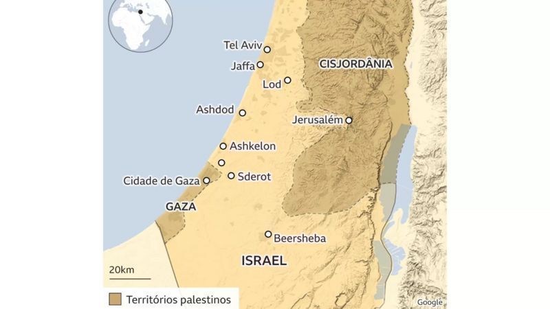 Por que existem dois territórios palestinos?