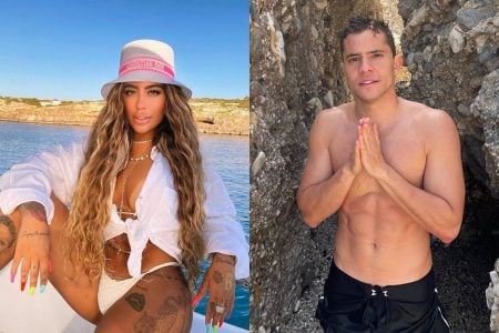 Rafaella Santos, irmã de Neymar, é vista com galã da série Elite