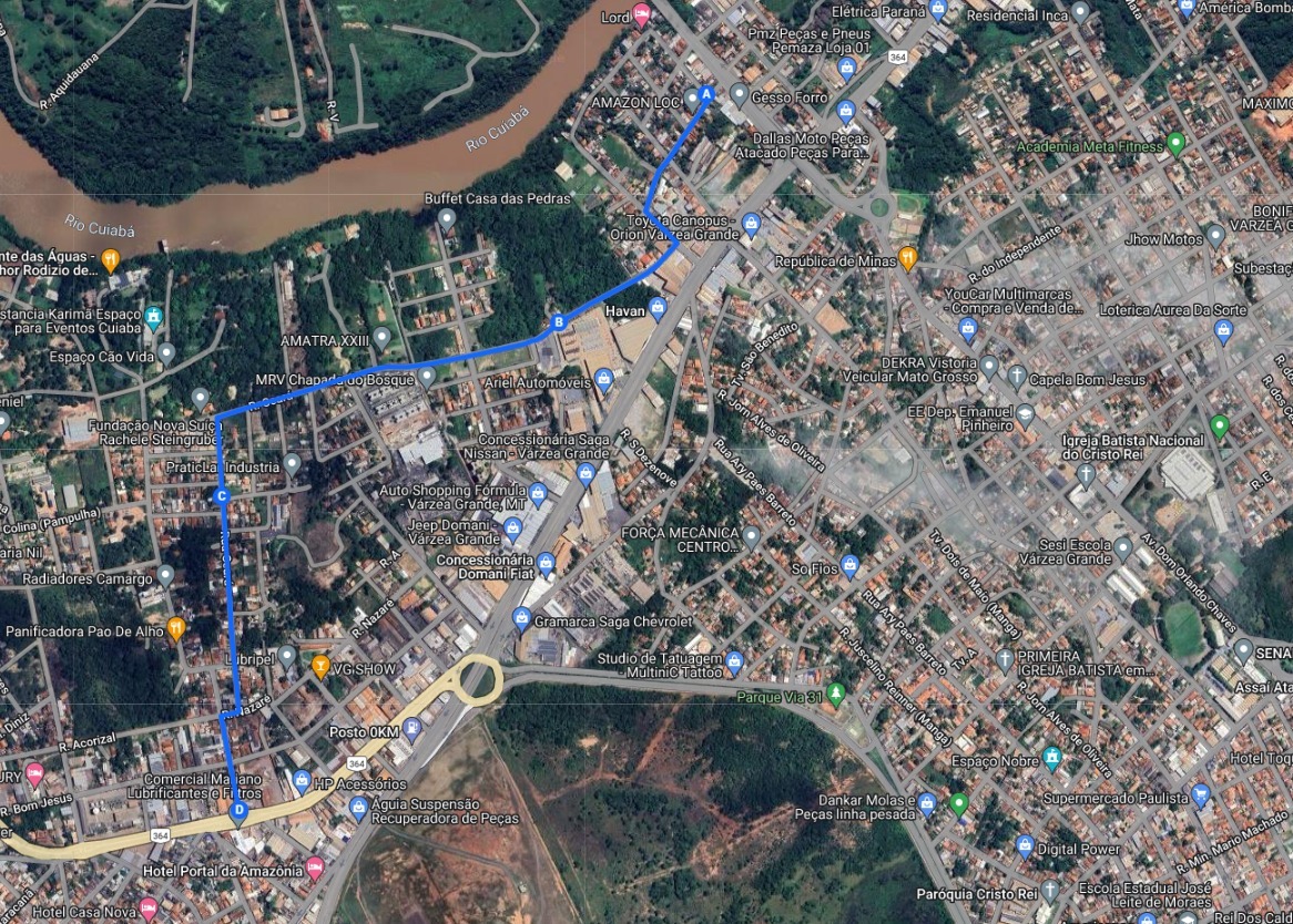ROTAS ALTERNATIVAS BUSCAM EVITAR ENGARRAFAMENTOS REGIÃO DO ZERO KM EM FRENTE AO AEROPORTO RECEBE TRÂNSITO DE TODAS AS REGIÕES DE VÁRZEA GRANDE E CUIABÁ