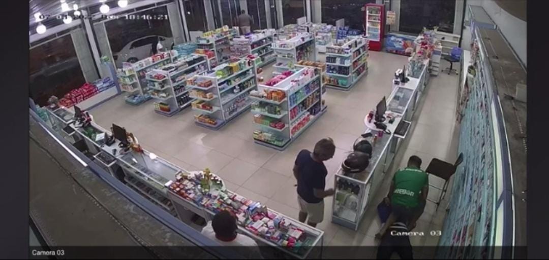 Sargento do Corpo de Bombeiros de MT evita assalto em farmácia