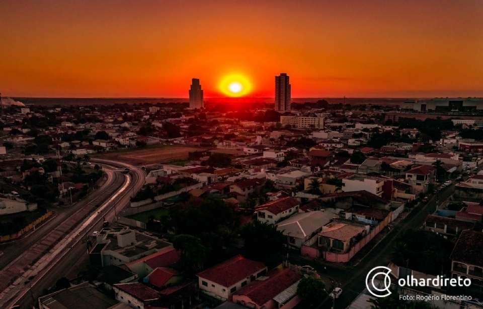 Semana será de calorão em Cuiabá e alertas de baixa umidade; temperaturas diminuem na sexta-feira