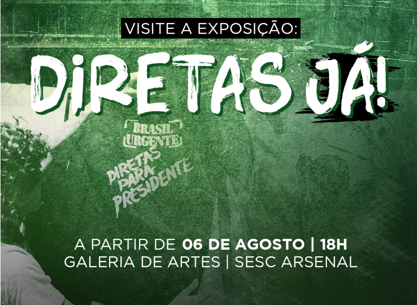 Sesc-MT promove exposição com o tema “Diretas Já: 40 anos de legados e transformações”