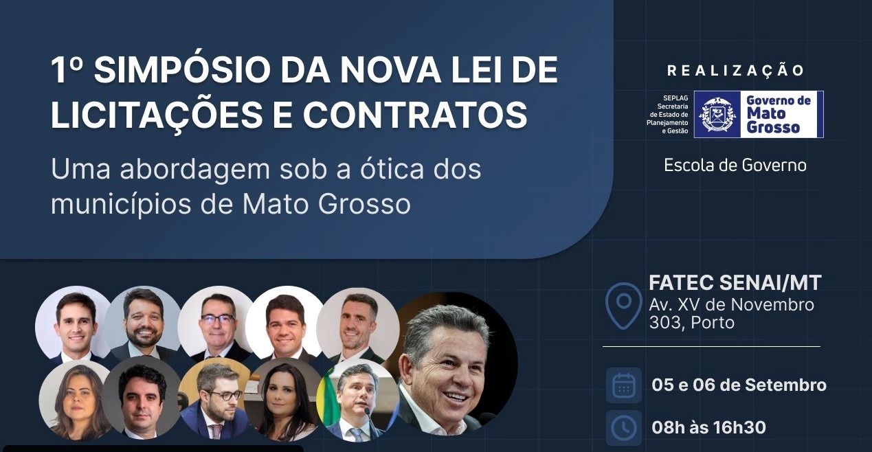 Simpósio vai tratar sobre a Nova Lei de Licitações e Contratos