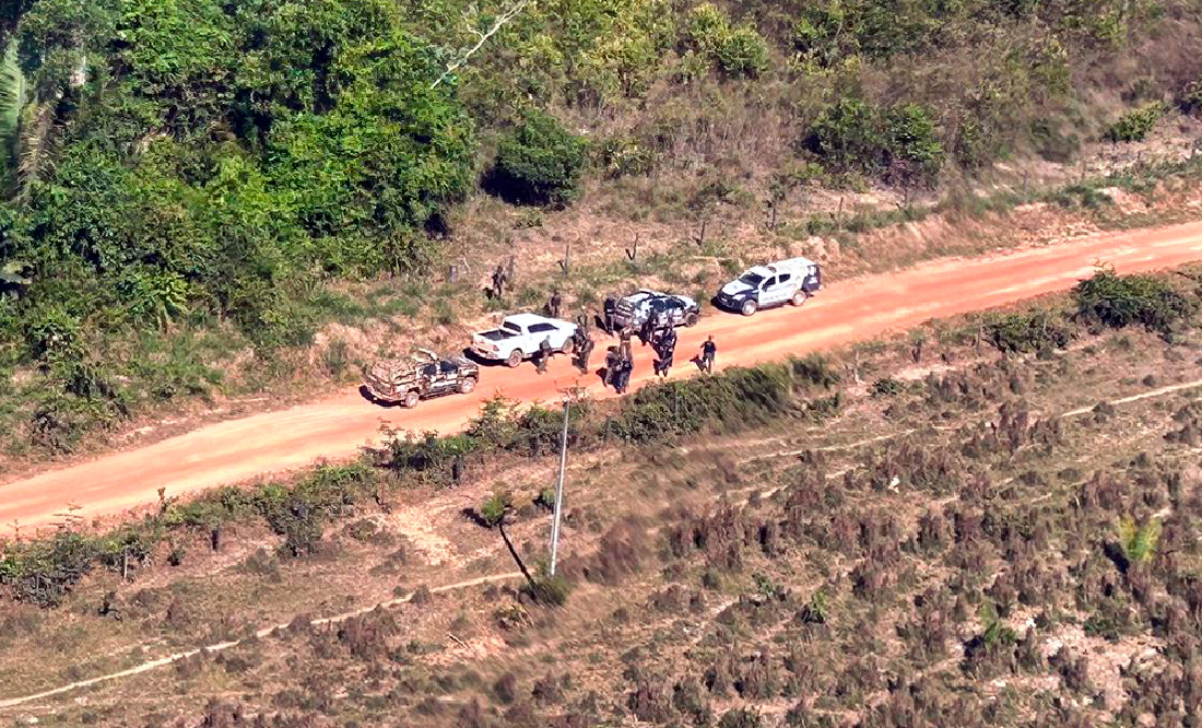 Tenente confirma que assaltantes de banco em MT fugiram em caminhão; buscas seguem na mata; vídeo