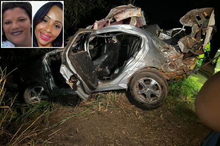 Tragédia na BR- 070;  duas pessoas morrem após carro cair em ribanceira