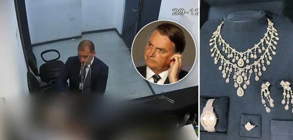 Vídeo mostra assessor de Bolsonaro tentando liberar joias na alfândega de aeroporto; assista