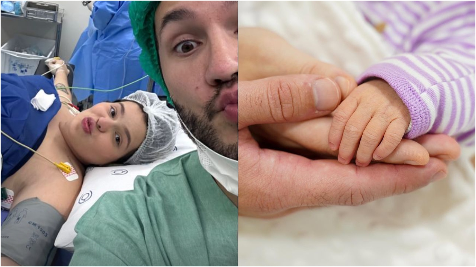 Viih Tube e Eliezer mostram bastidores do nascimento da filha