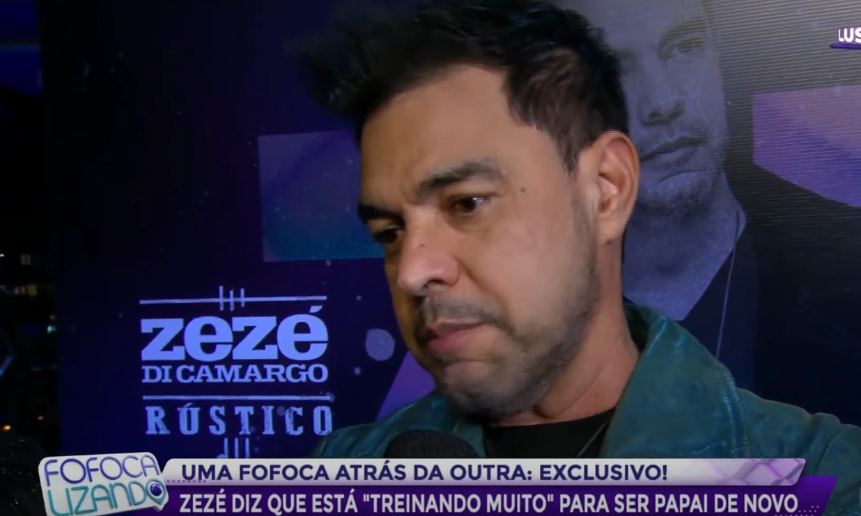 Zezé Di Camargo diz que está "treinando muito" para ser pai
